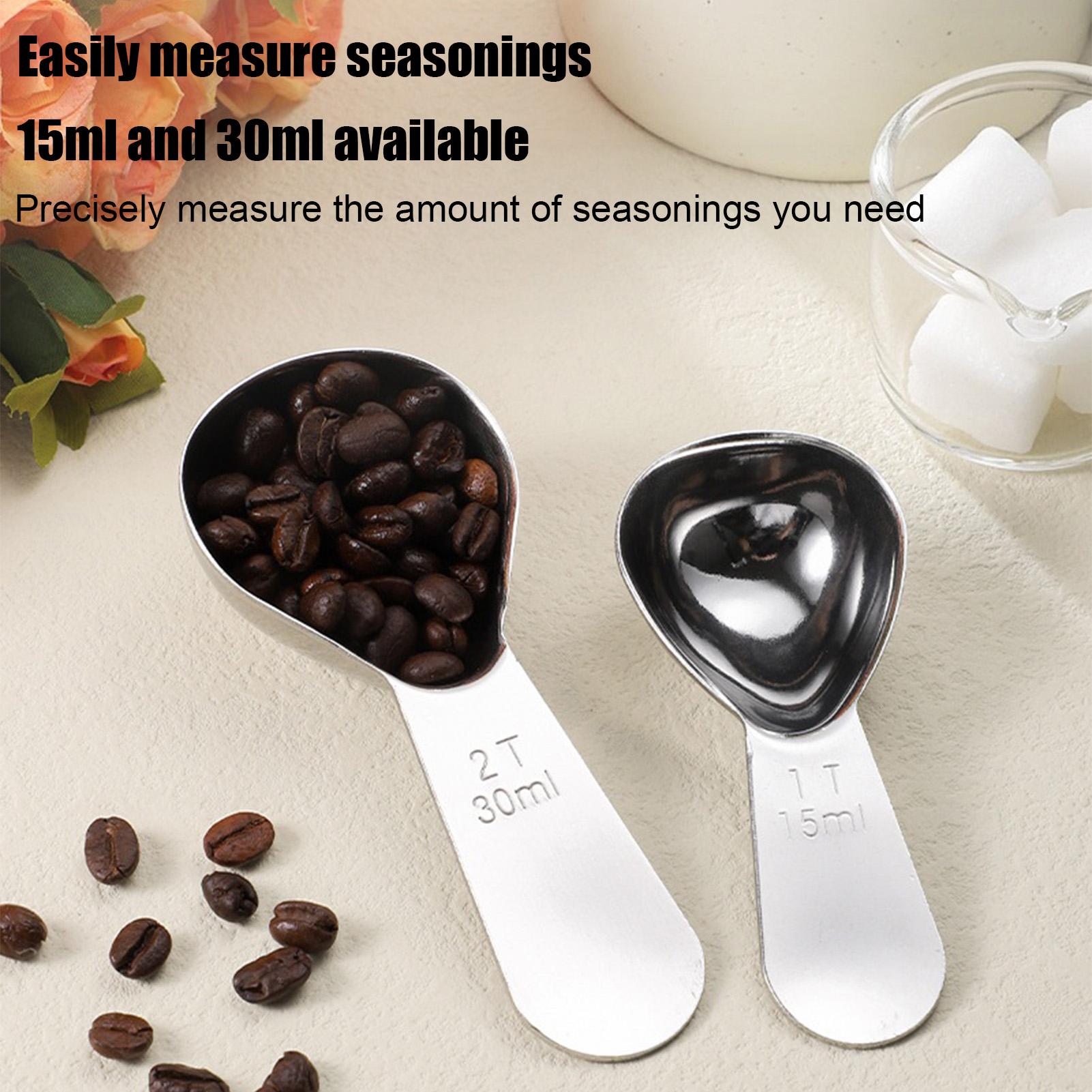Coffee Tea Sugar - 15ml/30ml Stainless Steel Coffee Spoons Coffee
