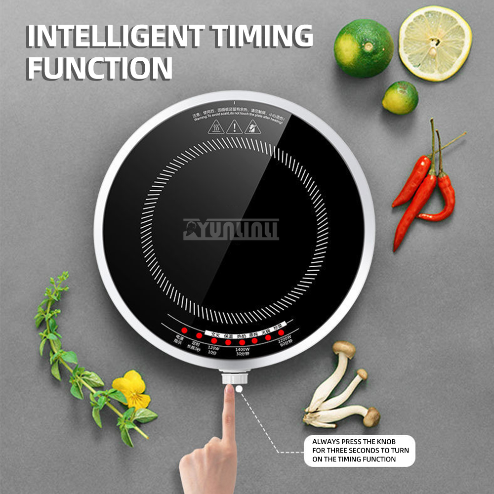 Round Smart Induction Cooker H - đánh giá và giá Moka Pot Stove
