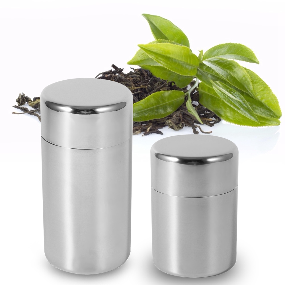 Stainless Steel Tea Tins Canis - đánh giá và giá Coffee Tea Sugar