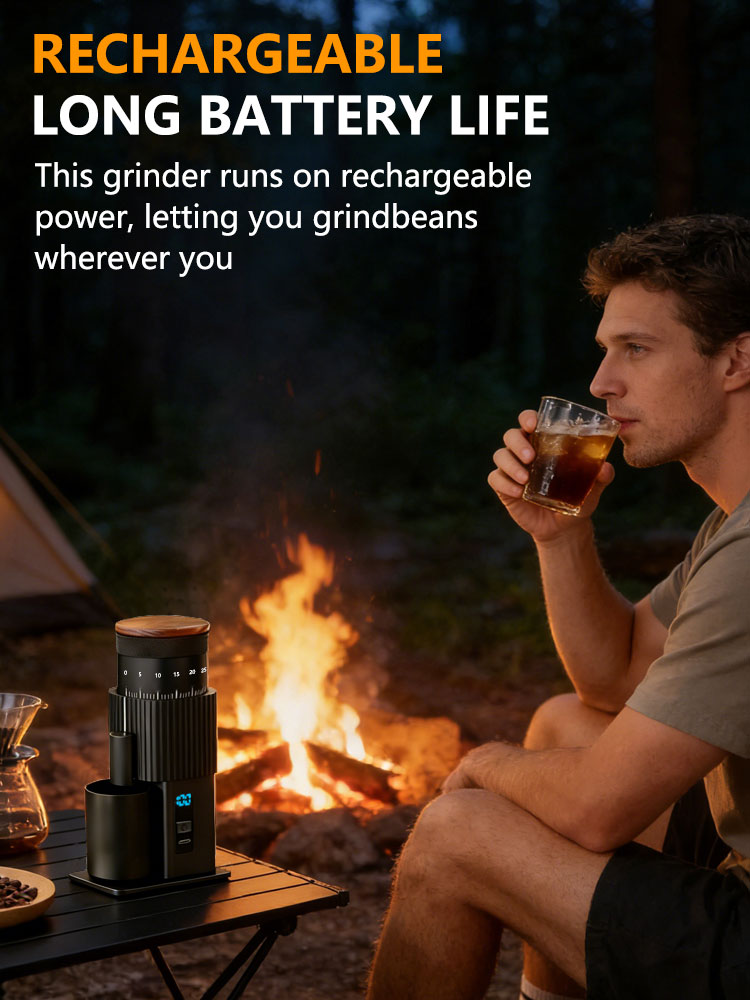 Portable Electric Coffee Grind - đánh giá và giá Burr Hand Grinder