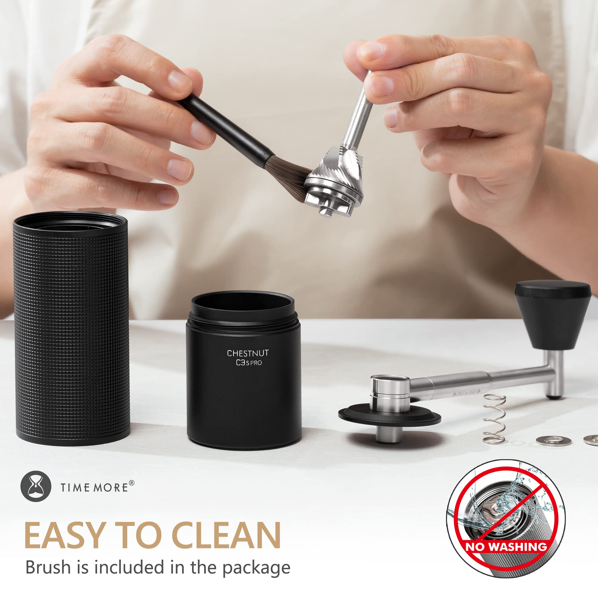 TIMEMORE Chestnut C3S Pro / C3 - đánh giá và giá Burr Hand Grinder