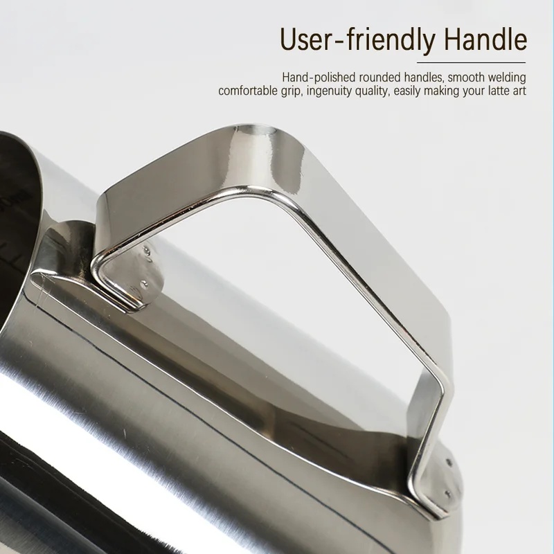 Stainless Steel Milk Frothing  - đánh giá và giá Barista Milk Jug