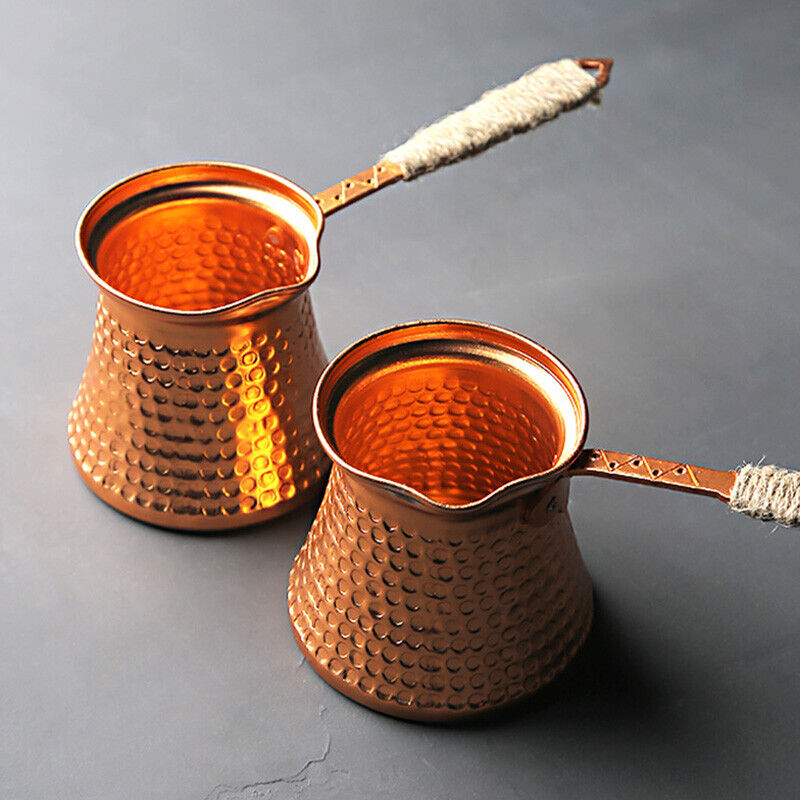 Coffee Pot Antique Copper Turk - đánh giá và giá Moka Pot Stove
