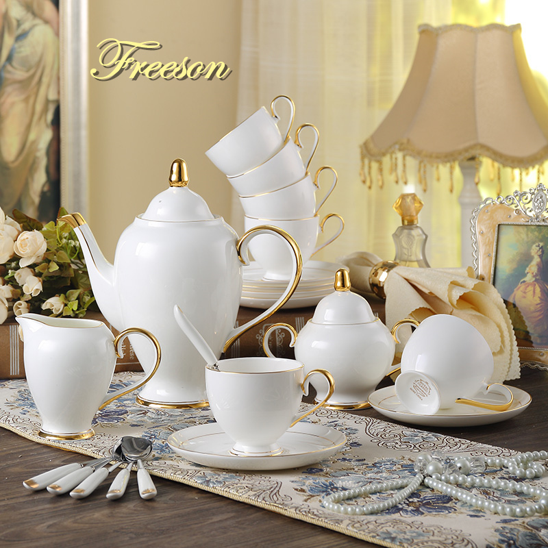 Duyên Dáng Xương Trung Quốc Cà - đánh giá và giá Coffee Tea And Sugar Set