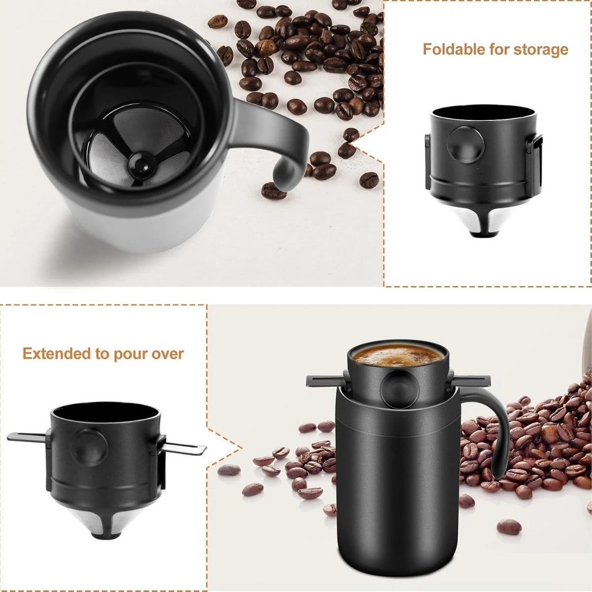 350/550ml Stainless Steel Coff - đánh giá và giá Xbloom Coffee Tea
