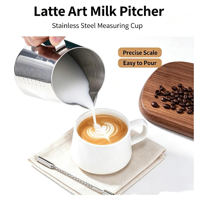 Stainless Steel Milk Frother J - đánh giá và giá Barista Milk Jug
