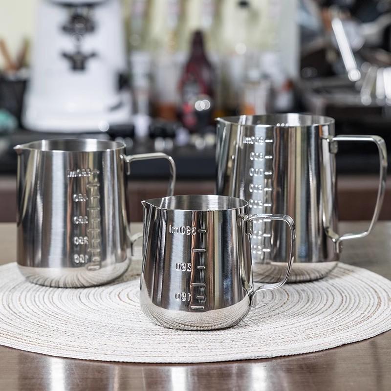 Stainless Steel Milk Frother J - đánh giá và giá Barista Milk Jug