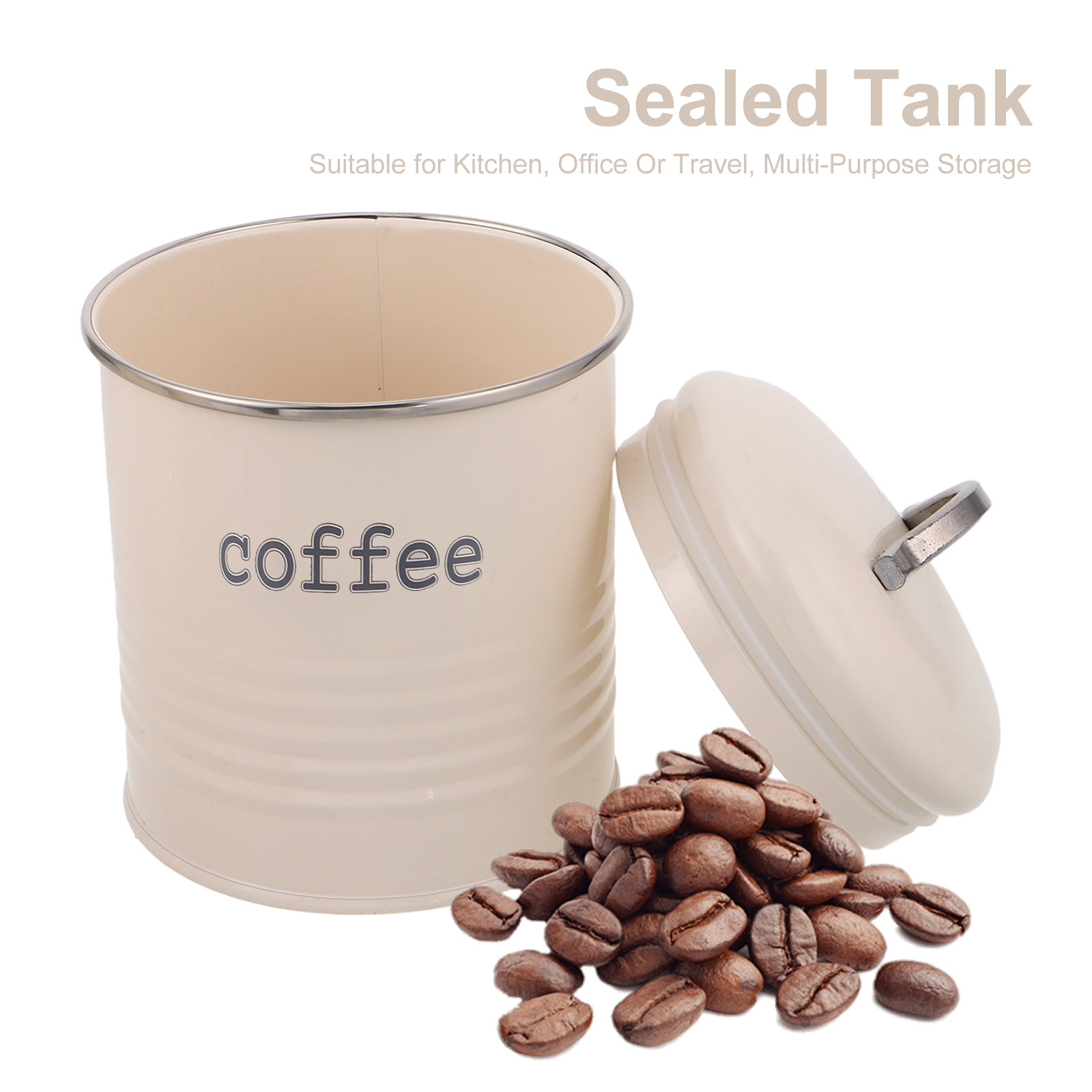 3Pcs Sealed Coffee Bean Contai - đánh giá và giá Coffee Tea And Sugar Set